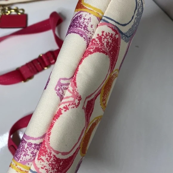 Authentic coach bag and wallet multicoloured canvas - Picture 10 of 14